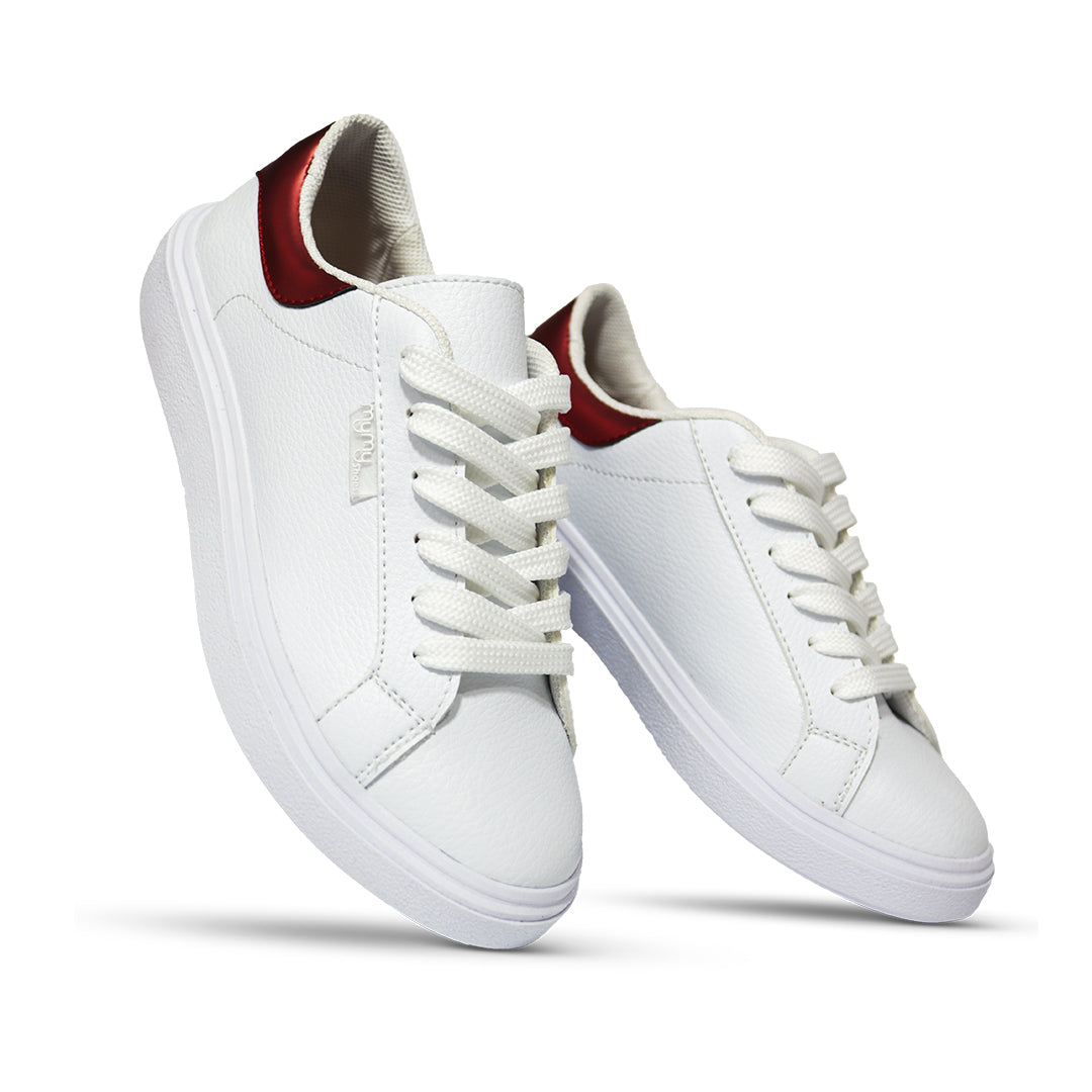 ITALO BLANCO APLIQUE ROJO